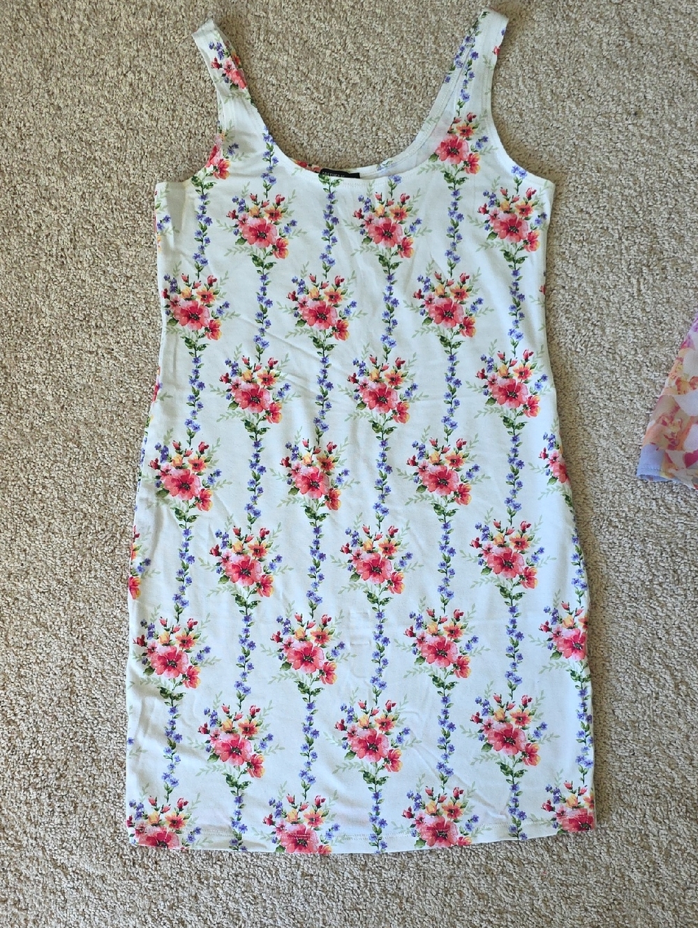 Floral Tank Mini Dress